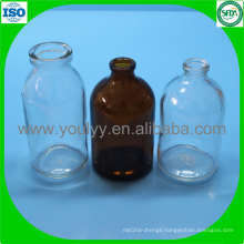 100ml Clear and Amber Moulded Bottle